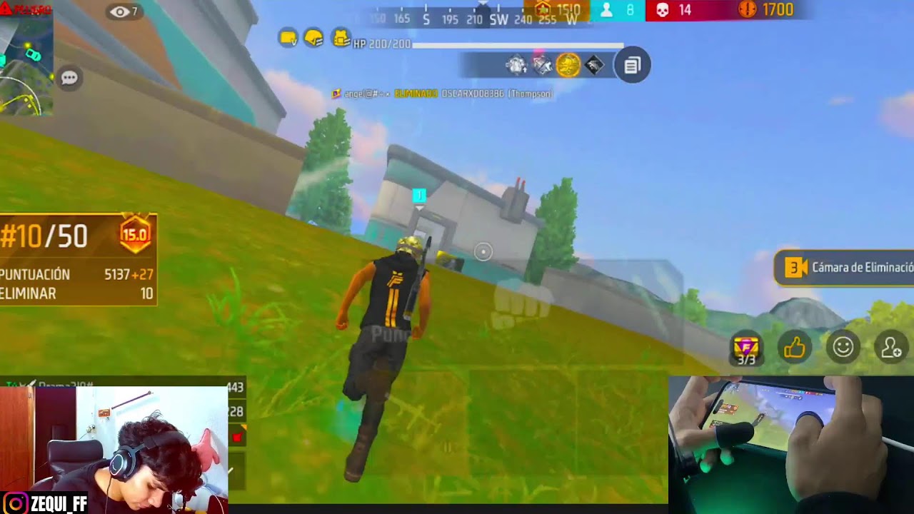 ASI JUEGA UN VETERANO EN IPHONE 15 PRO MAX A 4 DEDOS! FREEIFIRE