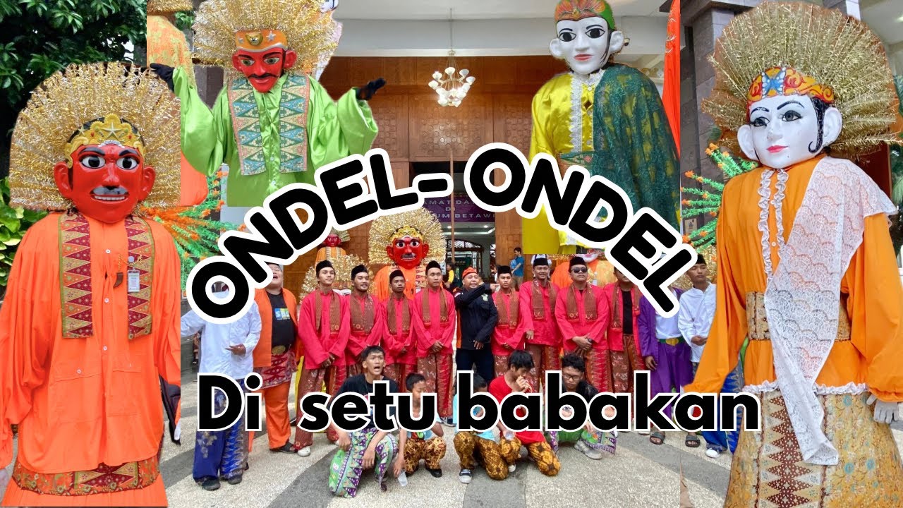 ONDEL-ONDEL‼️ di PERKAMPUNGAN ADAT BETAWI (setu babakan) #ondelondel  #setubabakan