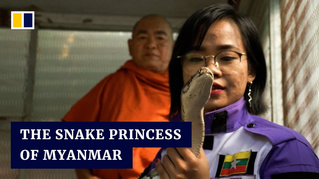 Myanmar’s ‘Snake Princess’ hopes to wrangle and dispel reptile fears one snake at a time