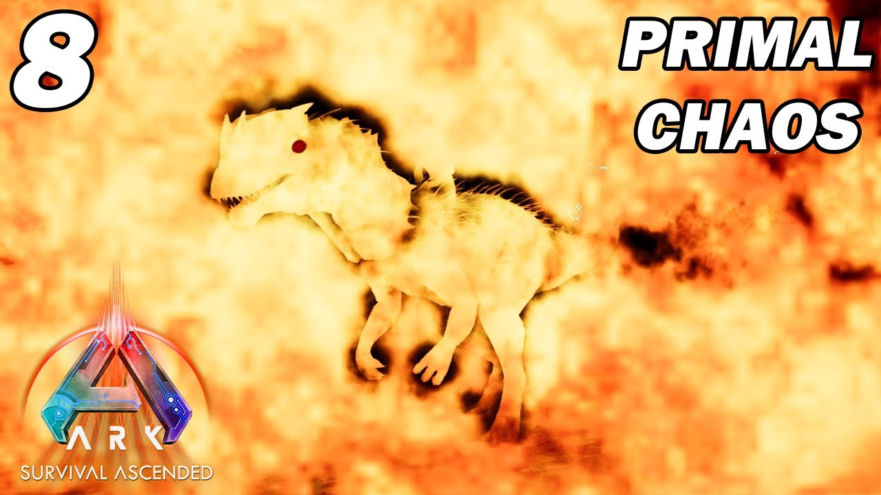 MON DEMONIC DILOPHOSAURE LEVEL 600 ! Ark Ascended PRIMAL CHAOS 8