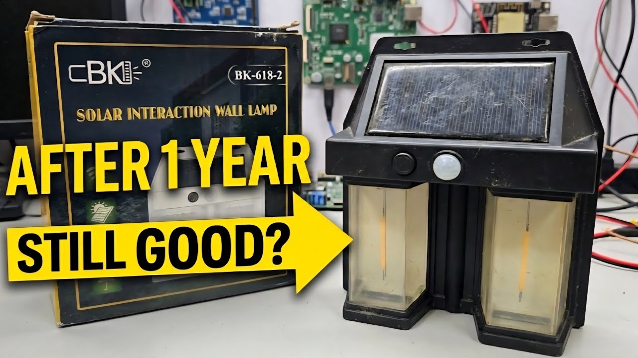Solar Interaction Wall Lamp: 1 Year Long Term Review