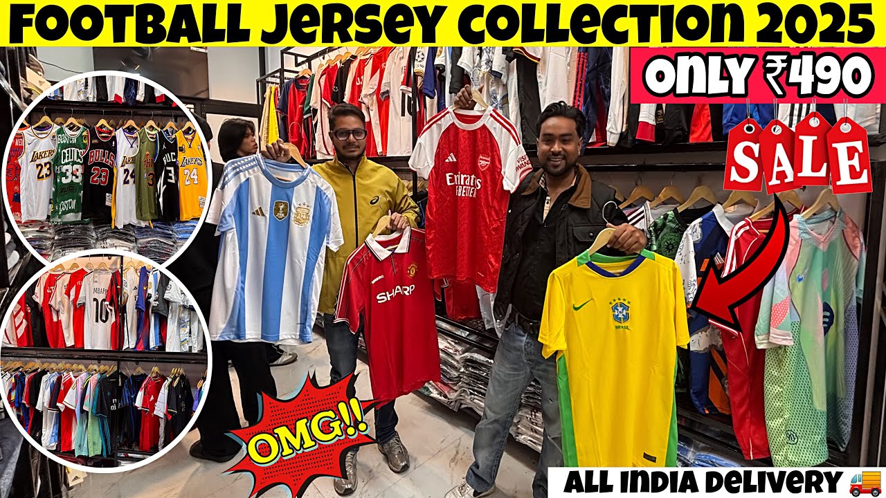 Football jersey collection 2025🔥| latest trending football jersey collection | starting only ₹490🤯