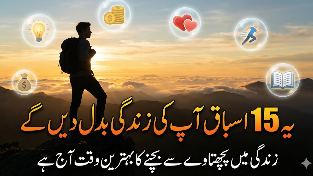 15 Life Lessons You Must Learn by Age 21 | یہ 15 اسباق آپ کی زندگی بدل دیں گے | Educational Forum