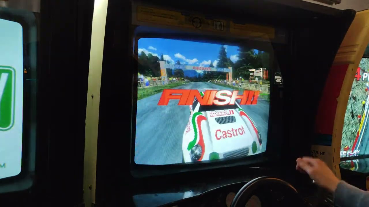 Sega Rally Championship 1995 - Arcade [Championship] - 3'22''07 [Real Arcade Hardware]