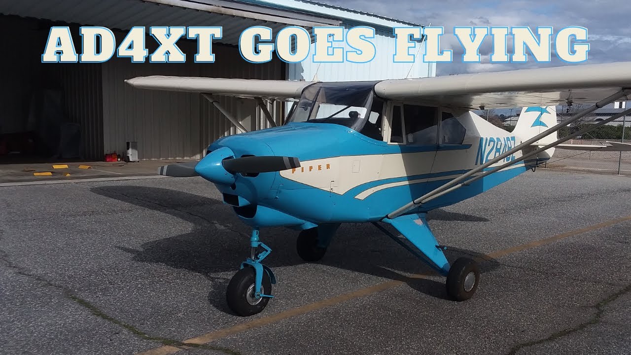 Piper Tri-Pacer flight around Columbus, GA / Ad4xt