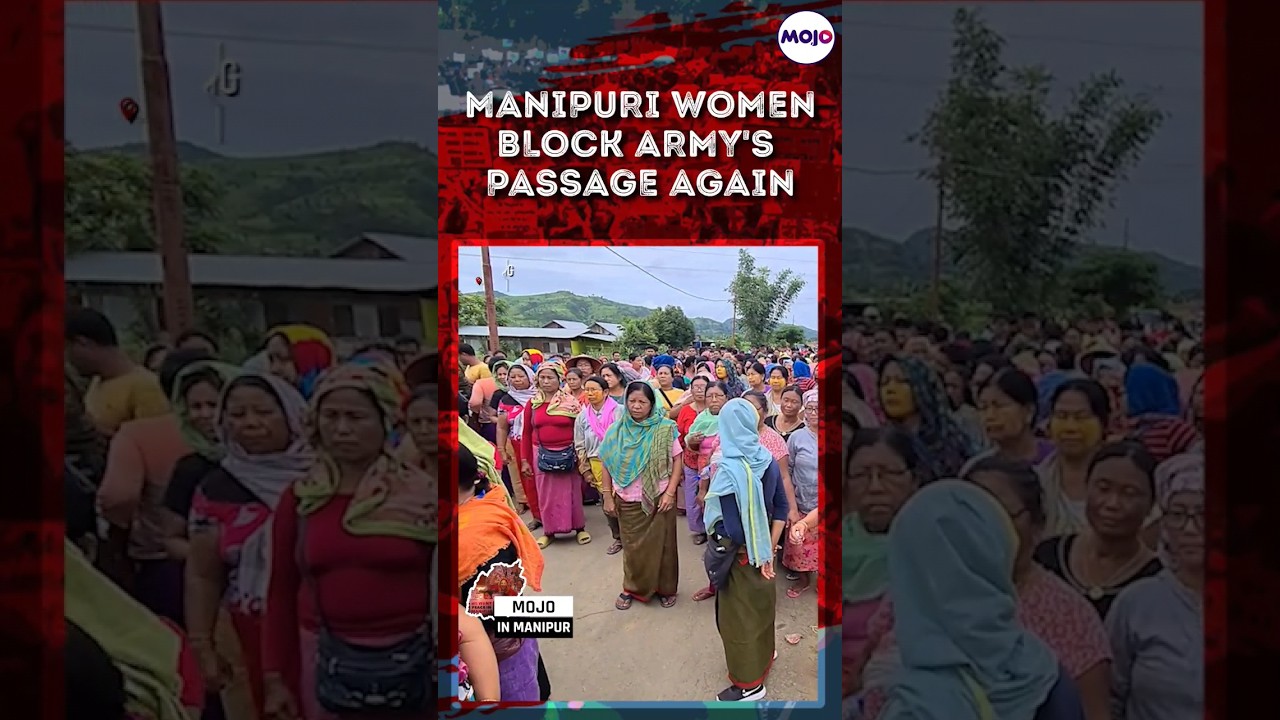 Watch | Manipur Update | Meira Paibis Face Off With Army Again #manipur #shorts #manipurnews