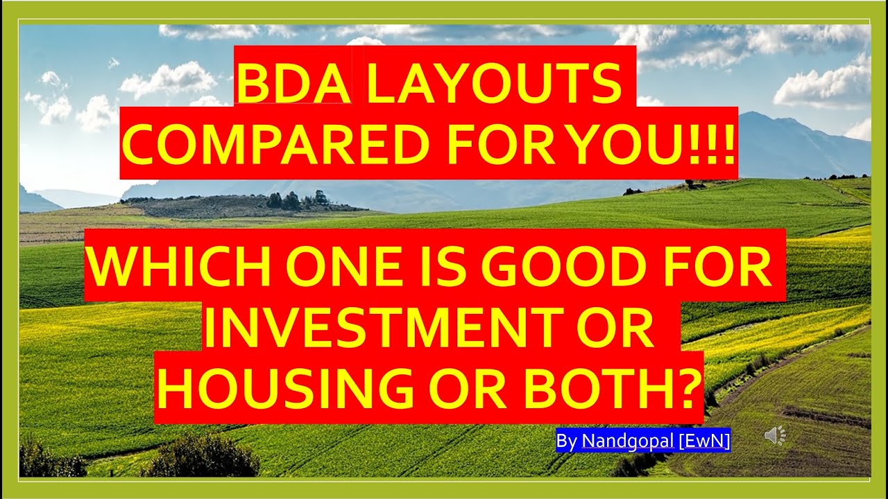 All BDA Layouts Compared for best Living and Investment! | Which BDA layout is best for buying?