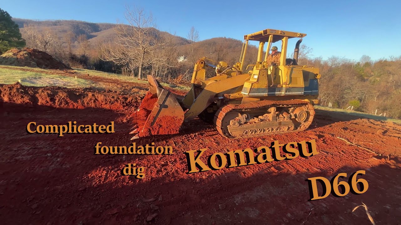 Digging a Basement in the foot hills of Tobacco Row Mountain