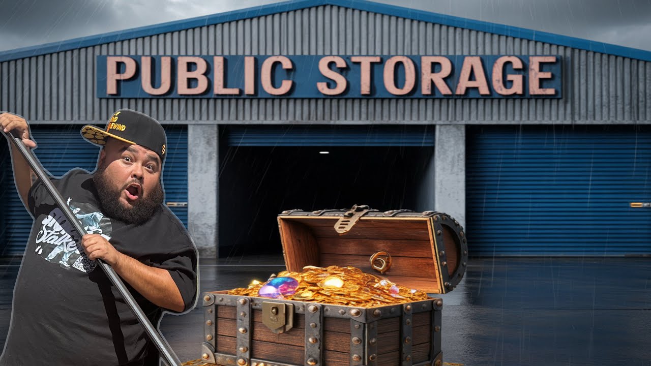 I Bought AnAbandoned Storage with Hidden Treasure Chest ￼