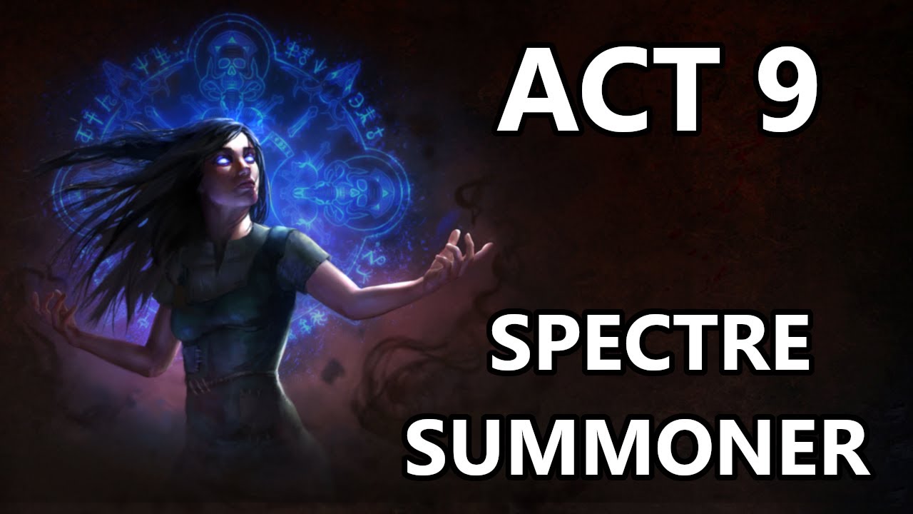 Leveling with Penguin Act 9 - Spectre Summoner Necromancer | Path of Exile