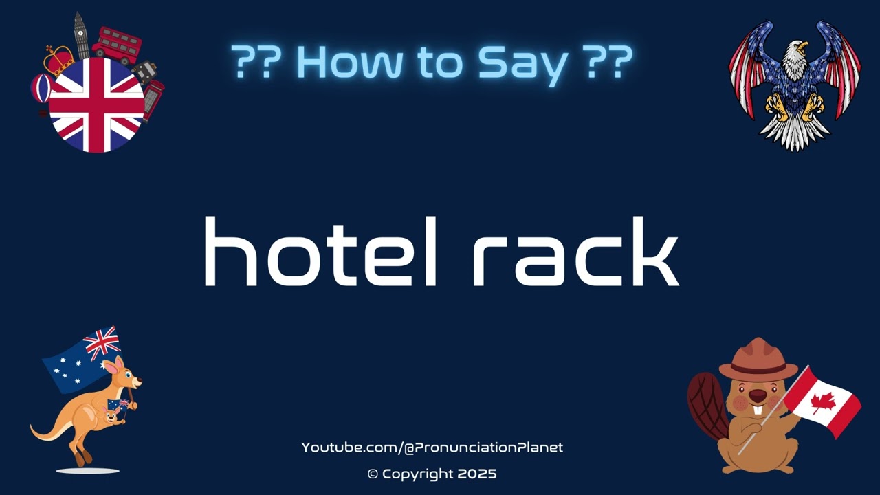 🏨🛏️ How to Pronounce hotel rack? (CORRECTLY) | Pronunciation Planet