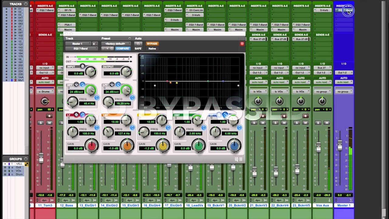 Basic Mastering In Pro Tools 11 With Basic Stock Plugins