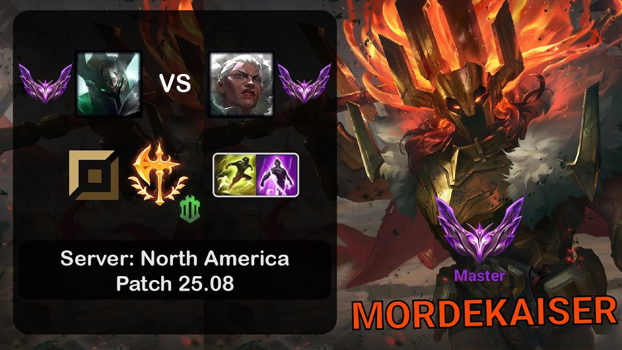 Mordekaiser Top vs Ambessa - NA Master - Patch 25.08