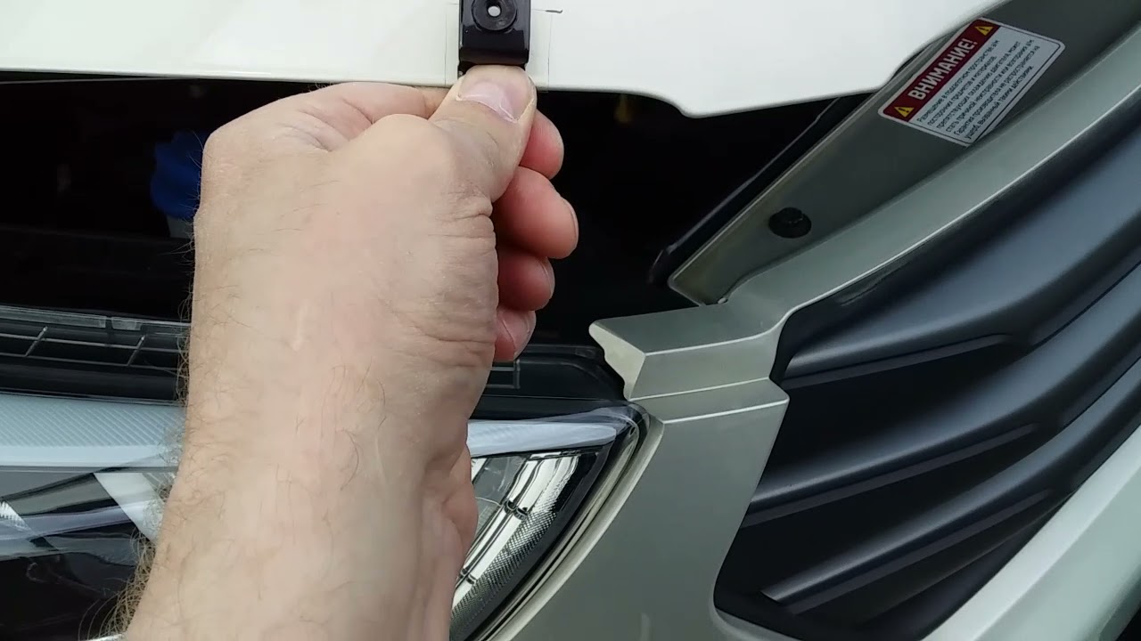 Hyundai Creta/Спойлер капота SIM/ Установка.