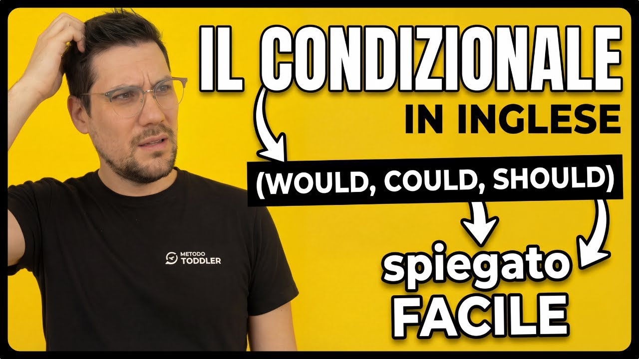 Il Condizionale in Inglese (WOULD, COULD, SHOULD) spiegato FACILE | Metodo del Mostro a 3 Teste 🧠🇬🇧