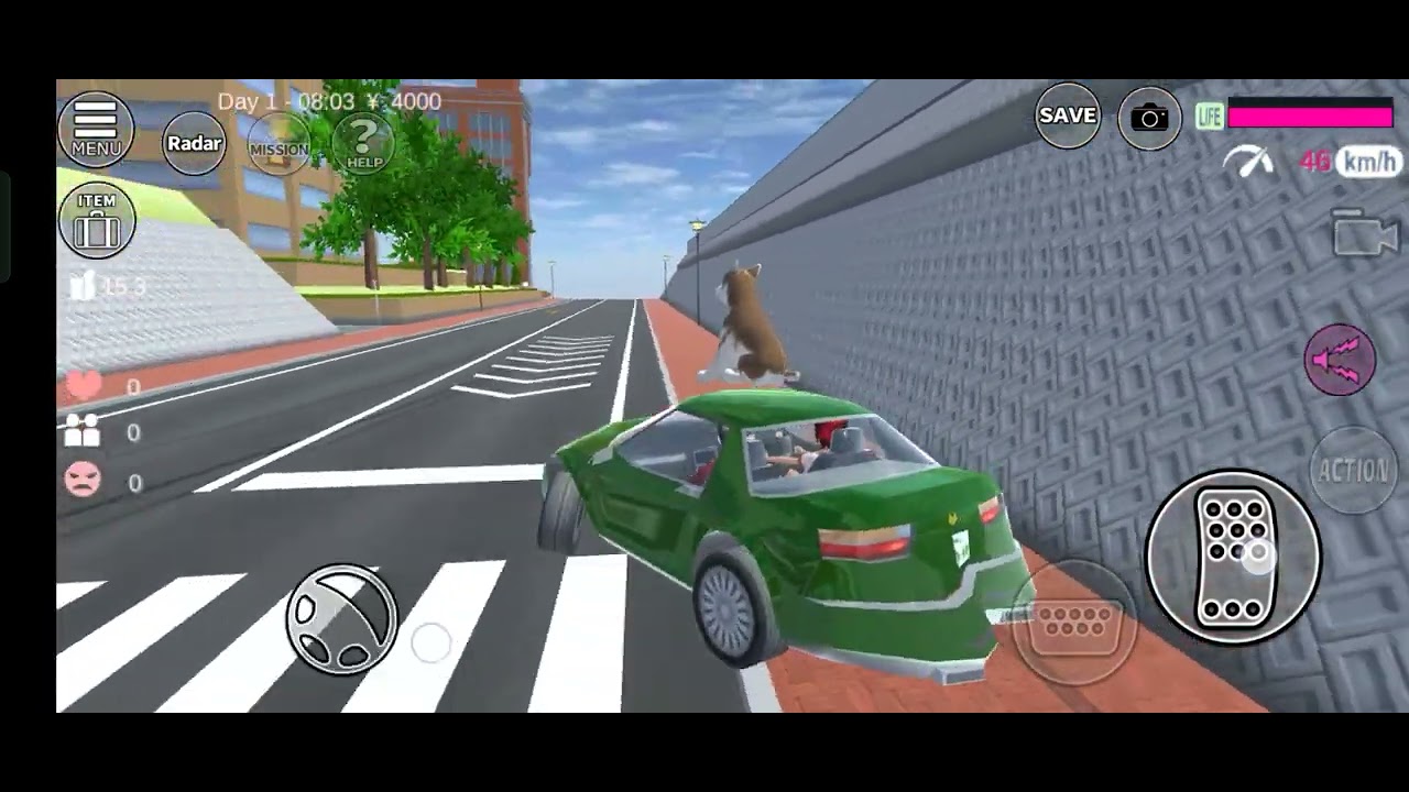 Dog 🐶 Sakura school simulator Fast speed 