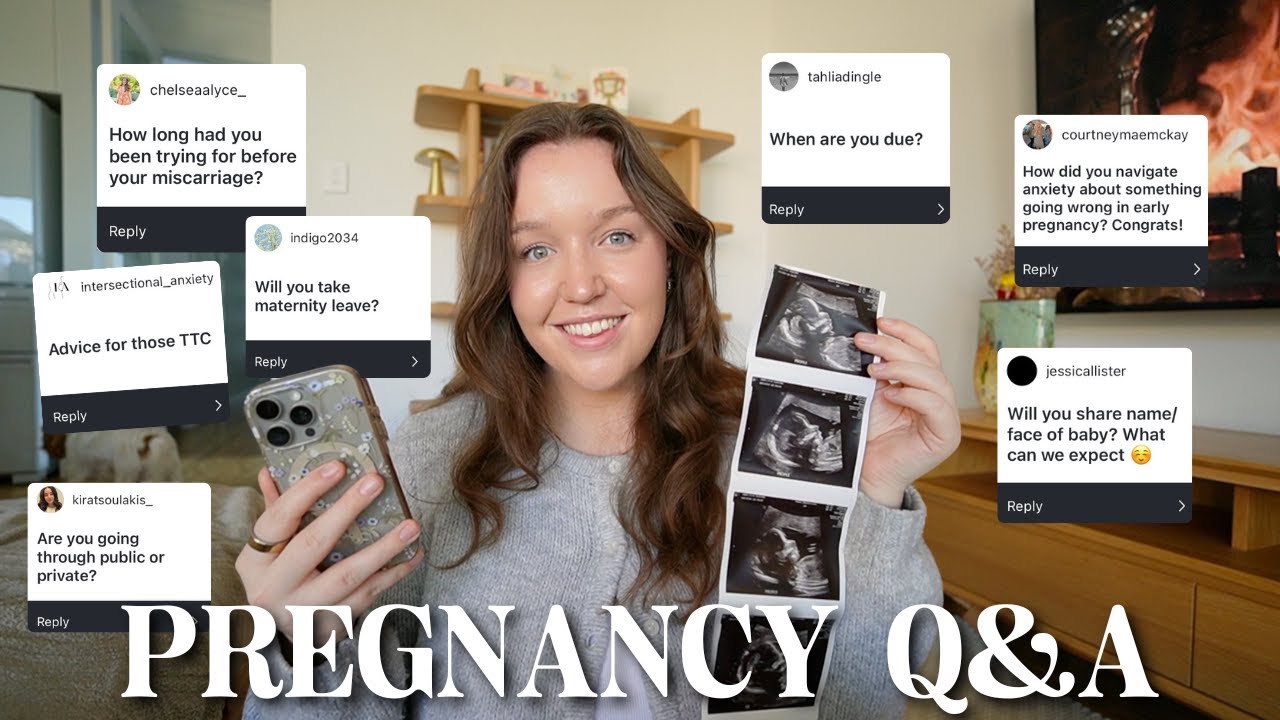 PREGNANCY Q&A: trying to conceive journey, baby names, financial plans, first symptoms + babymoon 👶🏼