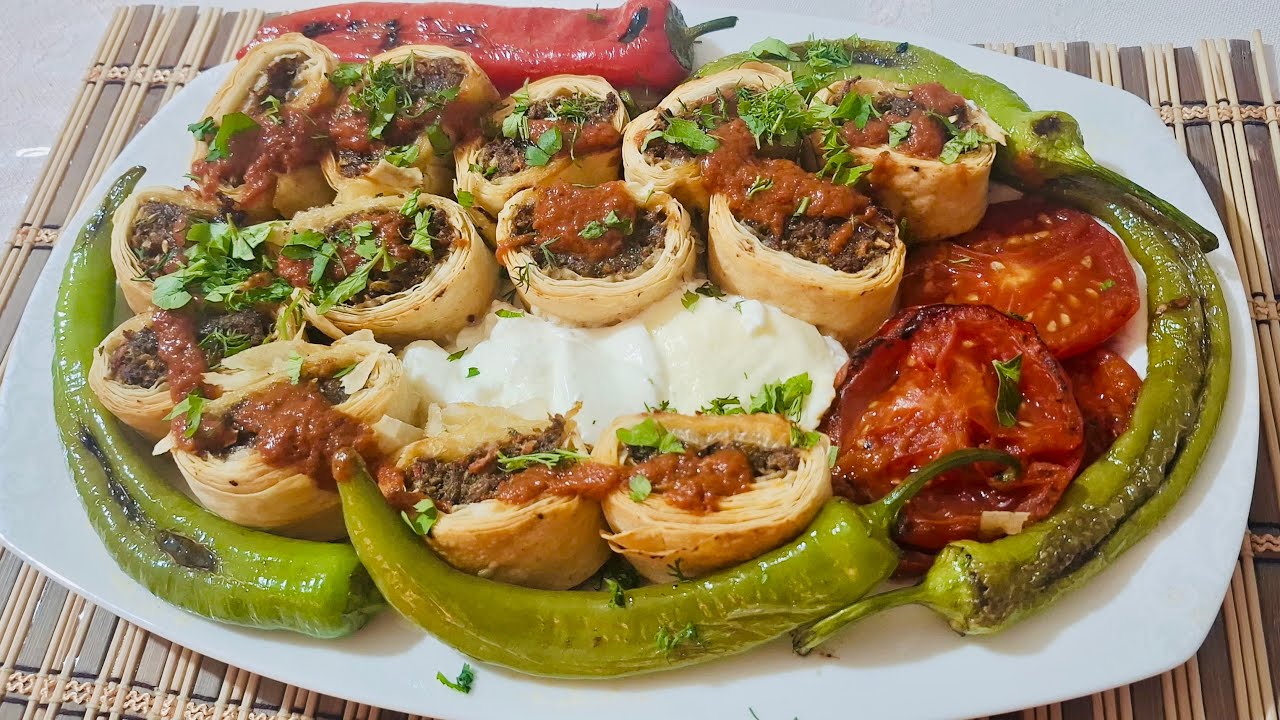 EV YAPIMI BEYTİ TARİFİ 🥙 YUFKADAN EVDE BEYTİ TARİFİ 🥙 AYCAN MUTFAKTA TÜRK MUTFAĞI 