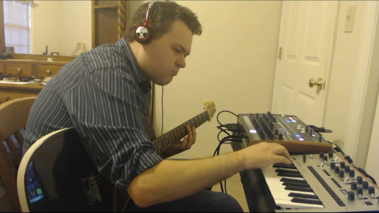 Arturia Drumbrute + Korg Monologue + Guitar