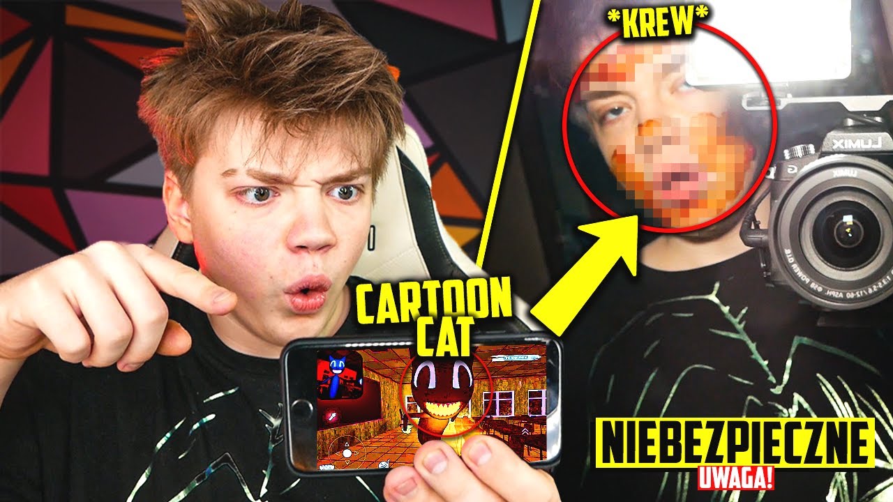 NIGDY NIE GRAJ W GRE CARTOON CAT O GODZINIE 3 W NOCY *PRZYSZEDŁ PO MNIE*