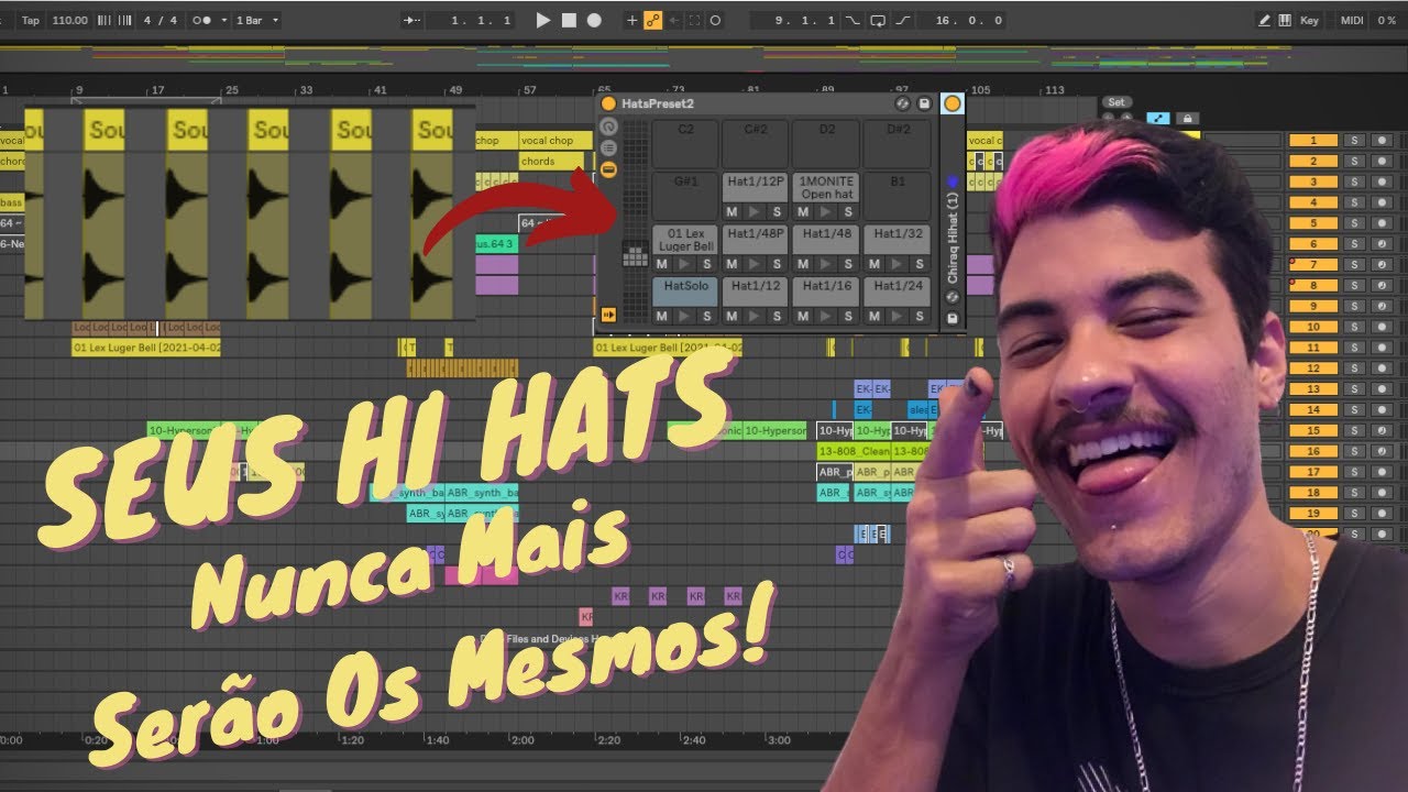 HI HATS NÍVEL PRO NO ABLETON [Melhore Suas Linhas De Hi Hat]
