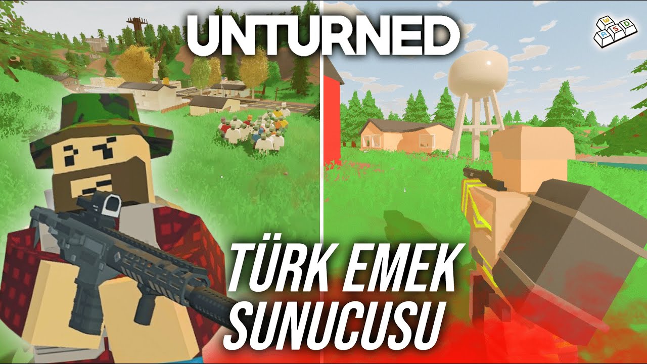 Türk Emek Sunucusunda Hayatta Kalıyoruz | Unturned Türkçe