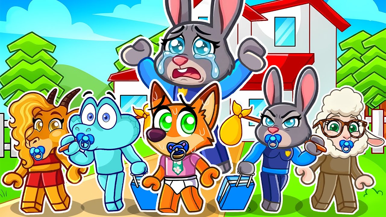 JUDY’S KIDS Are FORCED to MOVE AWAY in Roblox… (Zootopia 2)