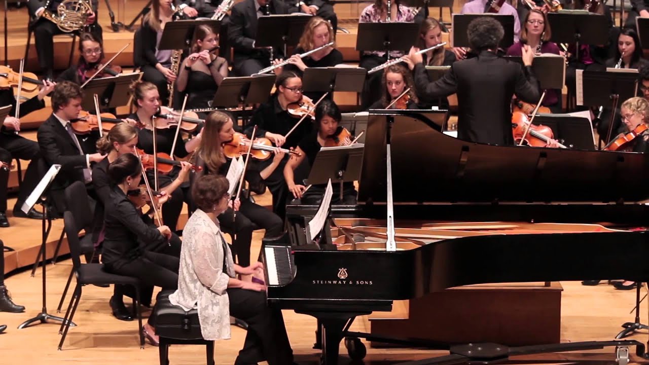 WILSON Concerto for Piano and Orchestra, Mvt. 1. Gigues - UMD Symphony feat. Larissa Dedova