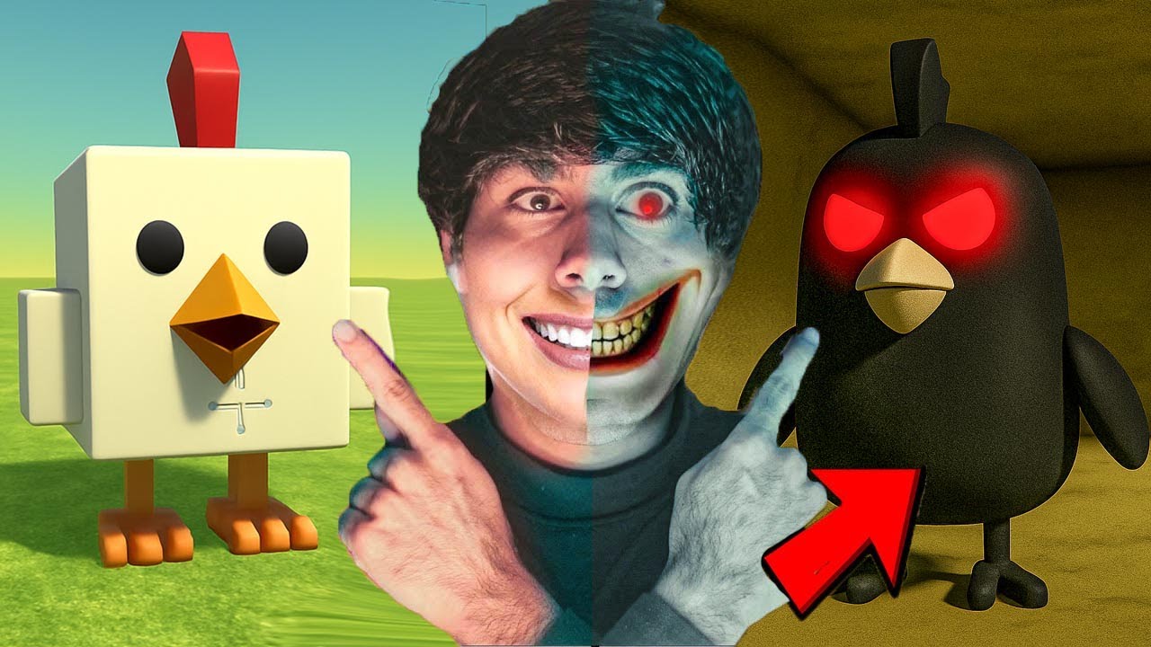 الدجاجة المسلحة كيوت؟🐔 لا، مرعبة! 😱 اهرب من الوحوش! CHICKEN GUN
