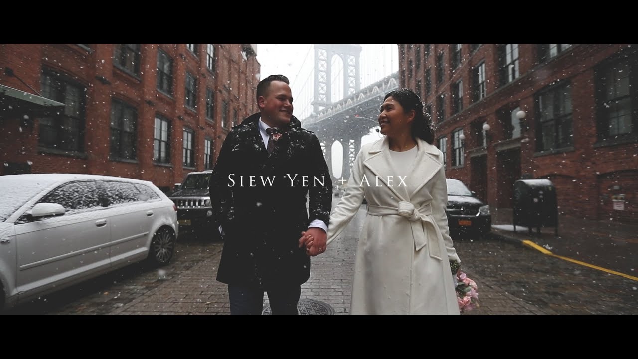 ELOPEMENT IN NYC on a snowy day! Full Length Elopement Video
