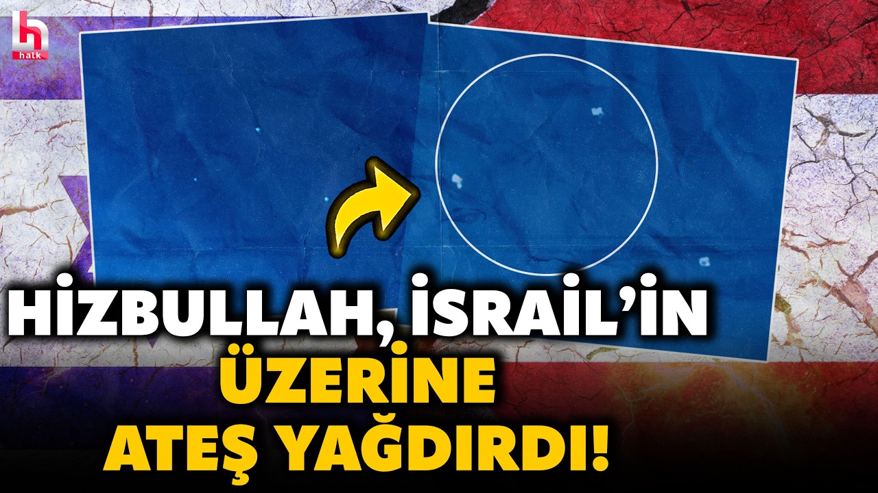 HİZBULLAH, İSRAİL'E CEHENNEMİ YAŞATIYOR! Füzeler ardı ardına patlıyor! İşte o dehşet anları...