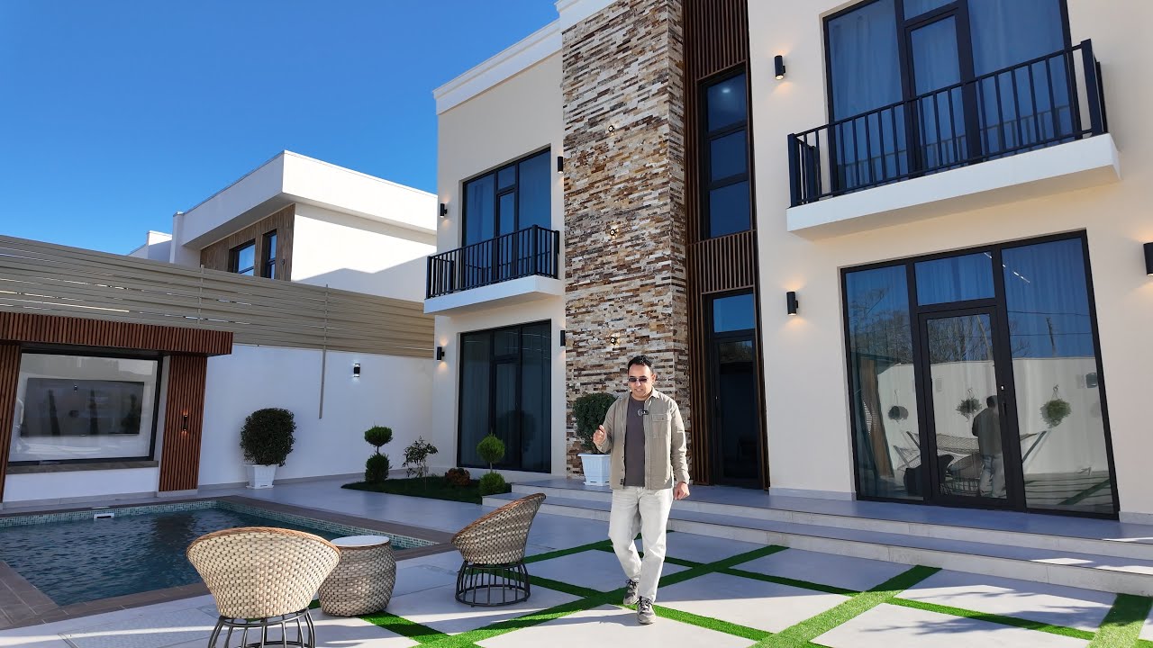 Merdekan 7 sotda Modern Villa | 5 Otaq | Hovuzlu | Yeni Bag Evi #emlak #villa