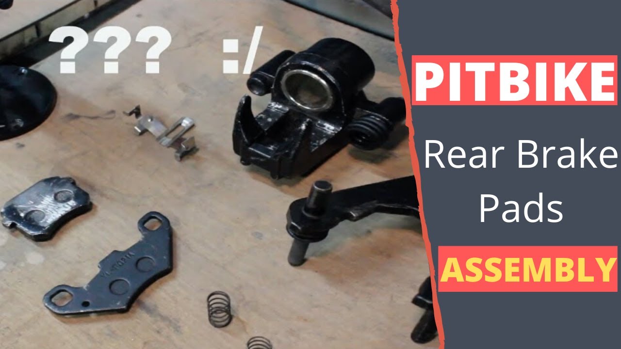 How to Assembly Rear Brake Pads Pitbike || FINALLY!!!