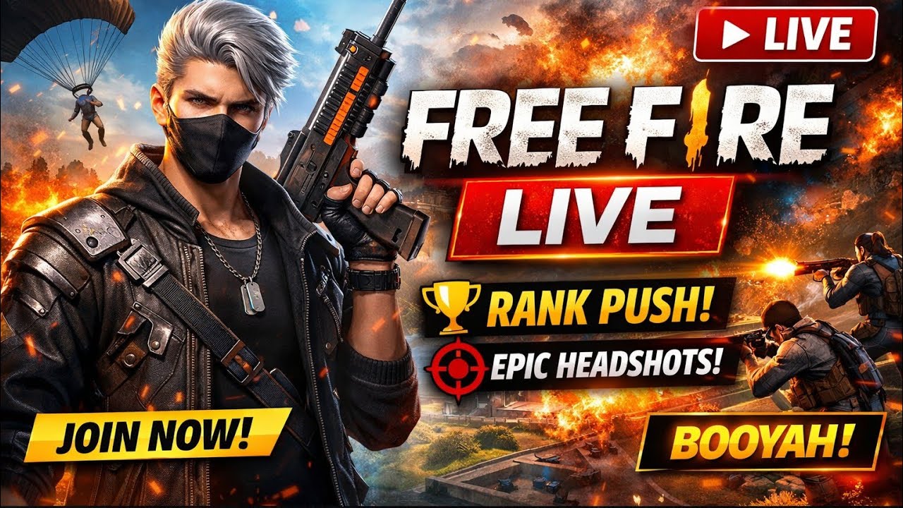 🏆 Free Fire MAX Rank Push | Pro Gameplay Live