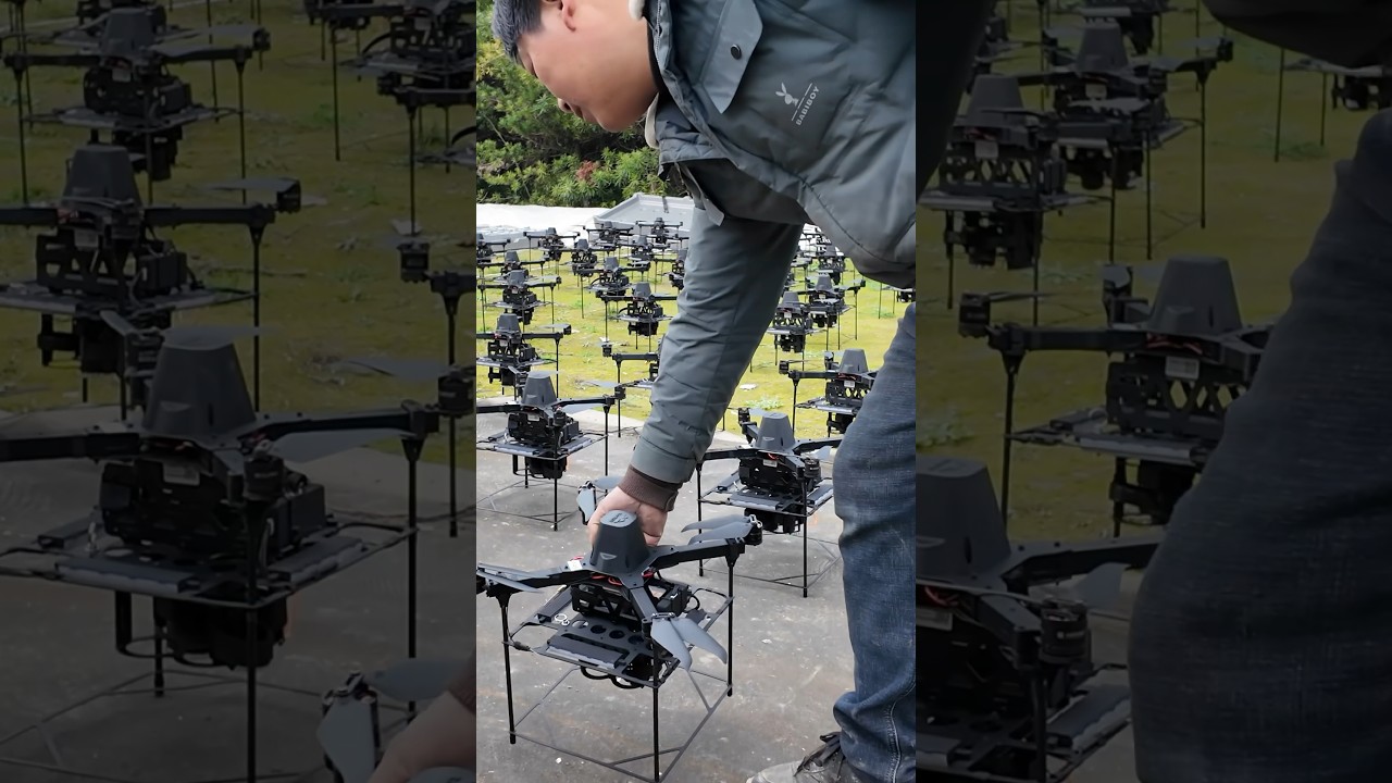 Behind the scenes of DAMODA Pyro Drones. This is how drones launch fireworks and light up the night!