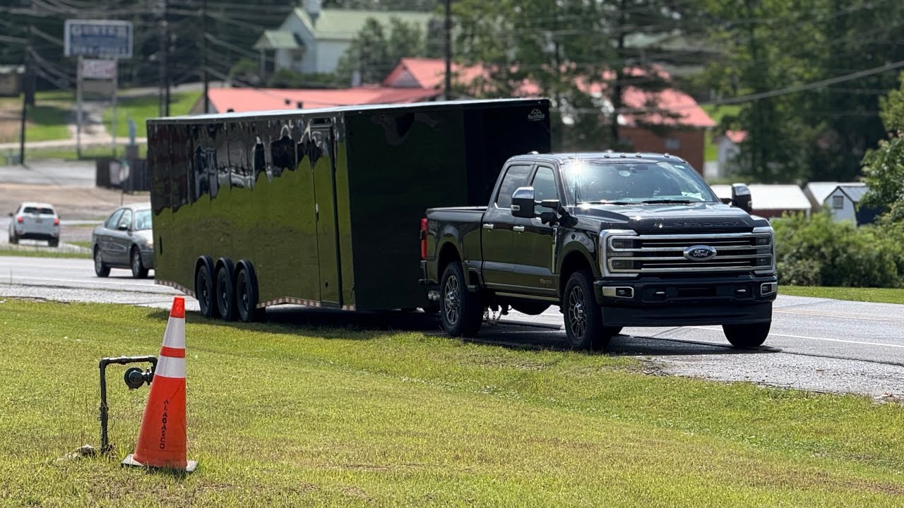 First Tow 1,500mi Home w/ My New Ford F-350 & 36' Car Hauler!