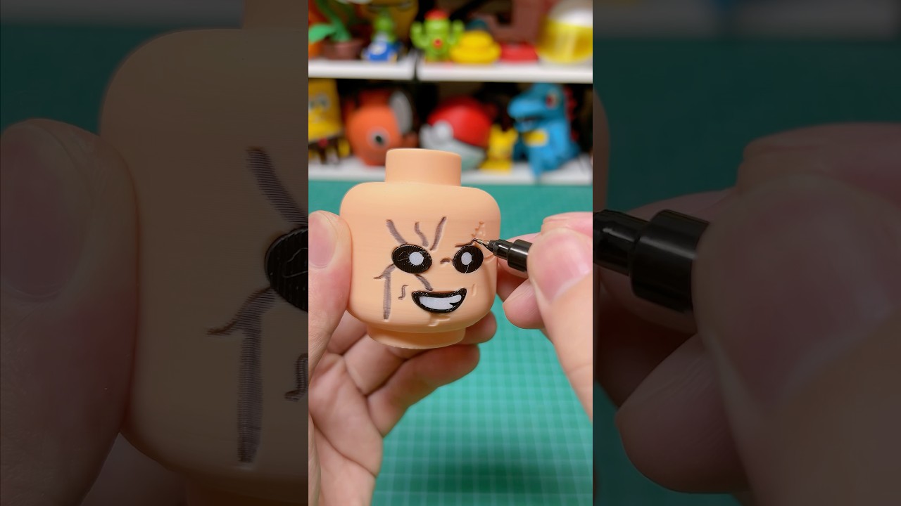 Chucky 🧒😈🔪🥷🏻 - 3D Printed #3dprinting #lego #toys #asmrsounds #satisfying #chucky