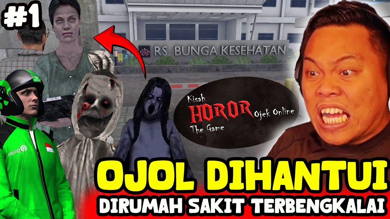 NIAT MEMBANTU, MALAH KETEMU HANTU - Kisah Horor Ojek Online The Game (part 1) #MJS