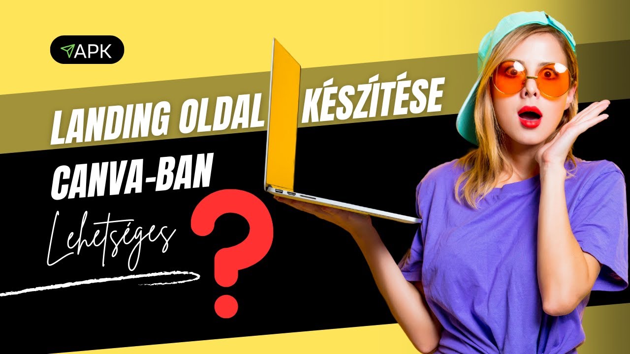 Landing oldal készítése Canva-ban, lépésről lépésre