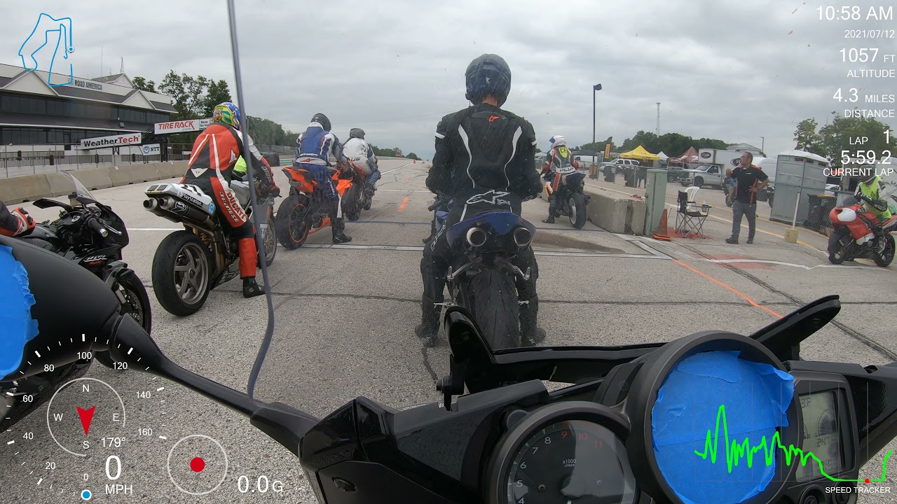 Road America FJR1300 Track Day - Session 2 - Red Flag!