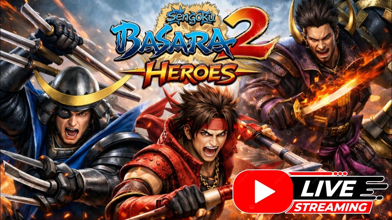 🔴LIVE!! |GAME LEGEND PS2 BASARA 2 HEROES|BASARA 2