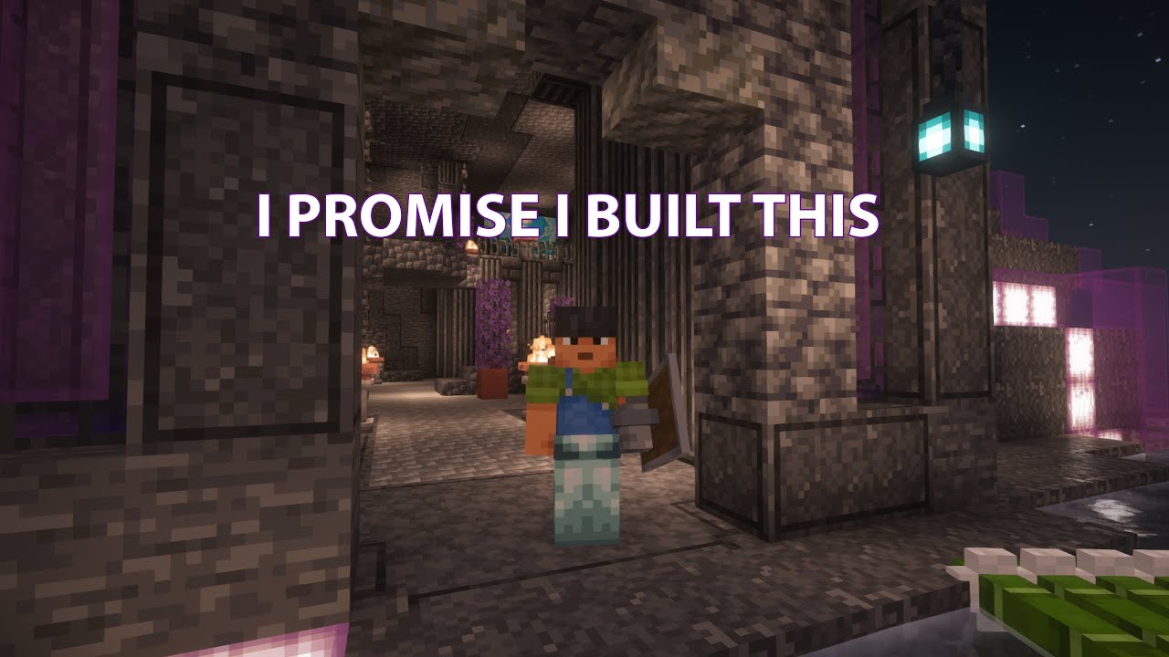 Surviving the ocean void in Minecraft! Ep 2