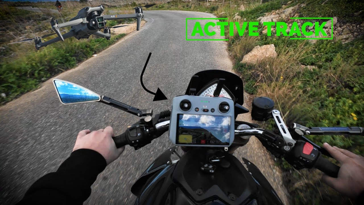CAN DJI AIR 3 ACTIVE TRACK MY MOTORCYCLE?? HANDS-ON TESTING