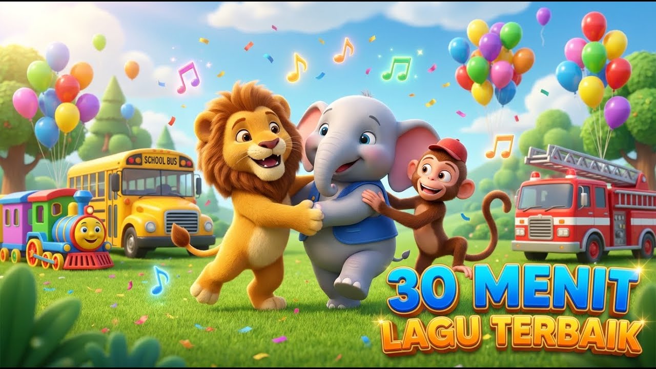 Kumpulan Lagu Anak Terpopuler 2026   30 Menit Tanpa Berhenti  Dunia Ceria Kids