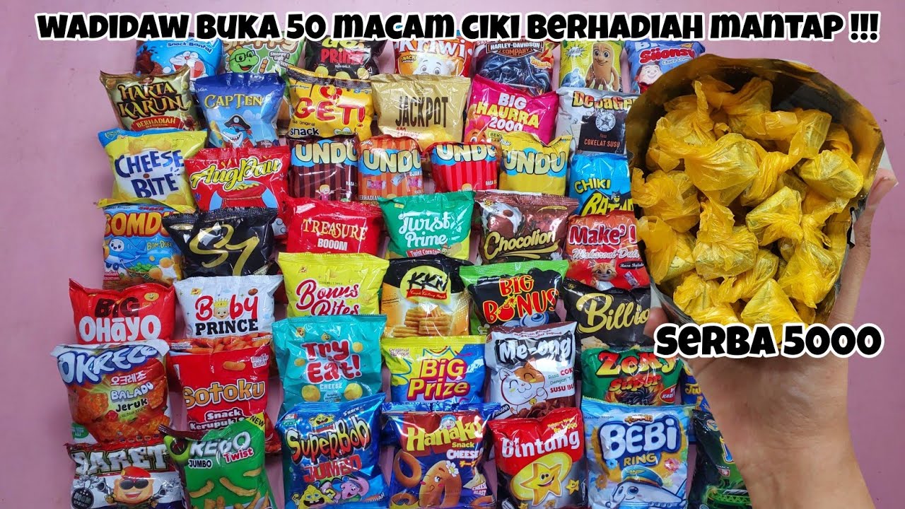 WOW SUPER MANTAP SEKALI BUKA 50 MACAM CIKI BWRHADIAH