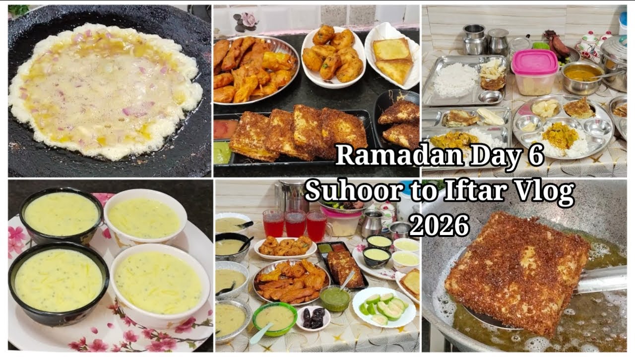 🌙ரமலான் ஆறாம் நாள் சஹர் to இஃப்தார்  வேலைகள் | Ramadan Day 6 Suhoor to Iftar Vlog | Ramadan 2026 