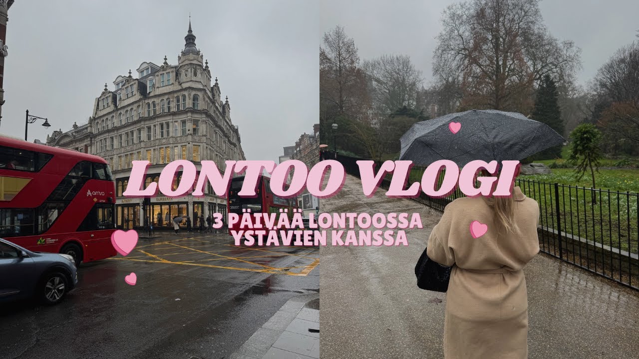 Lontoo vlogi: Tyttöjen reissu Lontooseen, Hamilton-musikaali, ravintolasuosituksia ja Lagree-tunti.