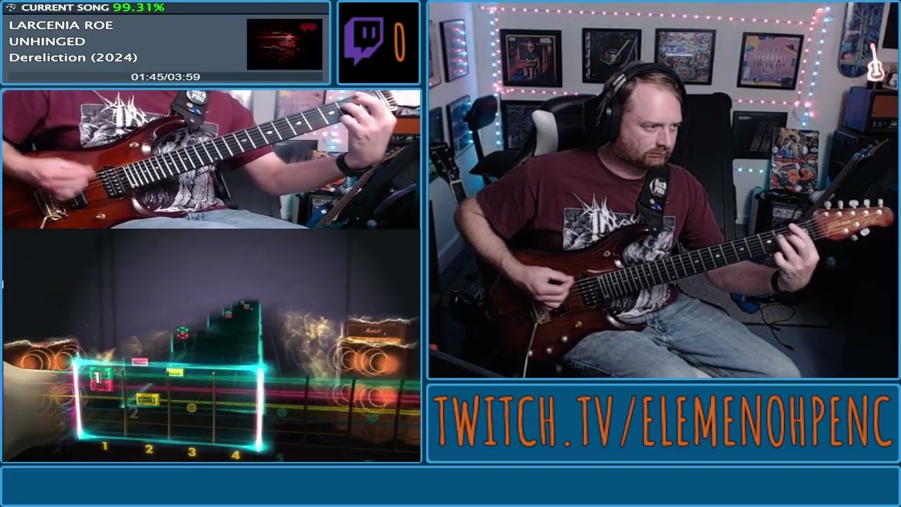 [ROCKSMITH CDLC] LARCɆNIA ROɆ - UNHINGED (Lead 99.41%)
