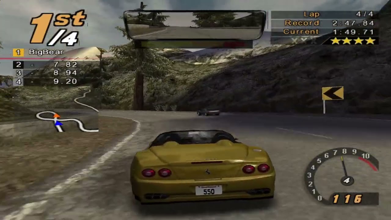 Need for Speed Hot Pursuit 2 PS2 Ultimate Racer Events 16-17 (PCSX2 1.7)