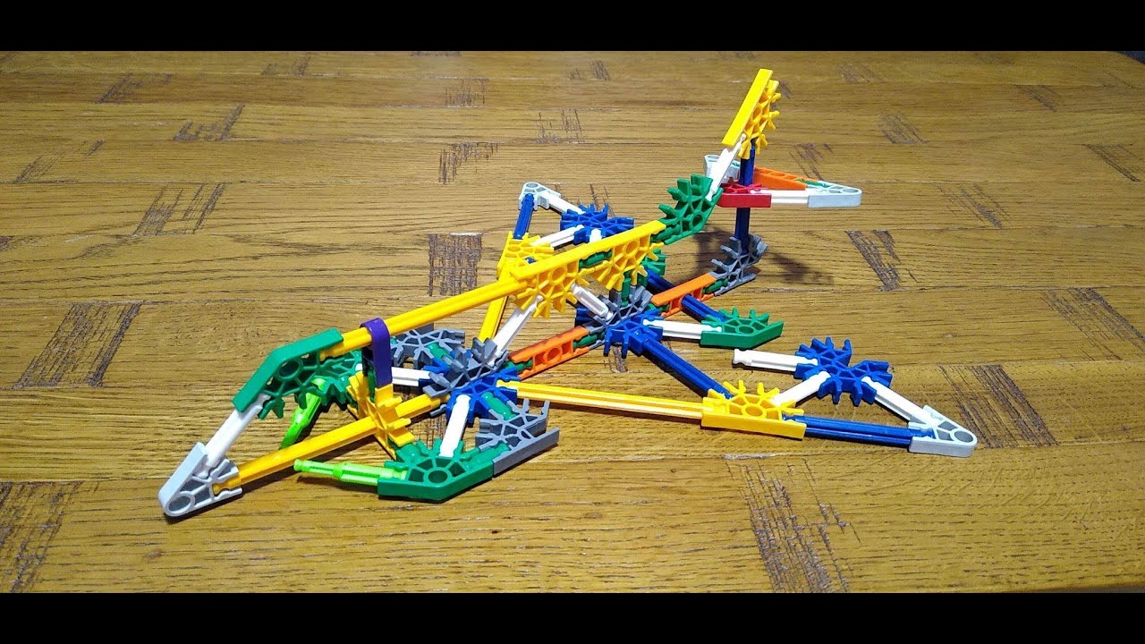 Building a K'nex Jet Fighter from 16511 Imagine Creation Building Set in 4K UHD Video Quality